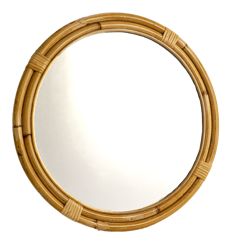 Bay Isle Home Natural Rattan Frame Mirror Wayfair